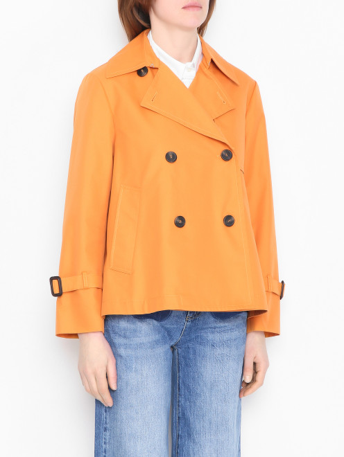 Укороченный плащ с карманами Weekend Max Mara - МодельВерхНиз