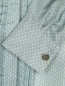 Блуза из шелка с узором Ballantyne  –  Деталь