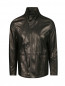 Куртка из кожи с накладными карманами Fontanelli  –  Общий вид