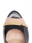 Туфли на каблуке из комбинированной кожи Ilasio Renzoni  –  Обтравка3