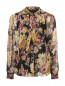 Блуза из шелка с цветами Luisa Spagnoli  –  Общий вид