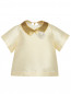 Блуза свободного кроя с воротничком из пайеток MiMiSol  –  Общий вид