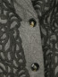 Двубортное пальто из шерсти с аппликацией Ermanno Scervino  –  Деталь1