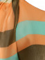 Блуза из шелка с узором Love Moschino  –  Деталь