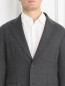 Пиджак однобортный из шерсти Barena  –  МодельОбщийВид1