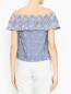 Блуза из хлопка и льна с вышивкой Max&Co  –  МодельВерхНиз1