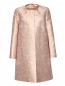 Легкое пальто из смешанного шелка с узором Mary Katrantzou  –  Общий вид