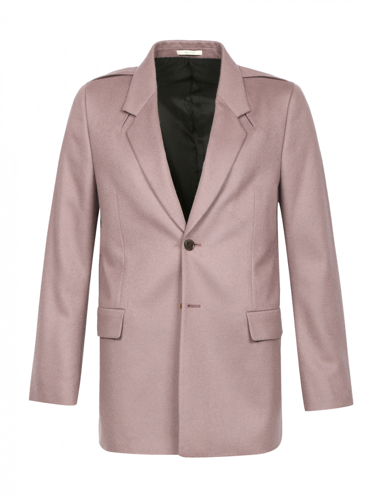 Однобортный пиджак из шерсти Paul Smith  –  Общий вид  – Цвет:  Серый
