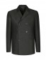 Пиджак двубортный из шерсти Emporio Armani  –  Общий вид