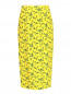 Юбка-карандаш с цветочным принтом N21  –  Общий вид