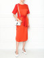 Платье-миди с короткими рукавами Nina Ricci  –  МодельОбщийВид
