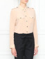 Блуза из шелка с накладными карманами Barbara Bui  –  МодельВерхНиз