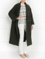 Пальто из шерсти и кашемира свободного кроя Alberta Ferretti  –  Модель Общий вид