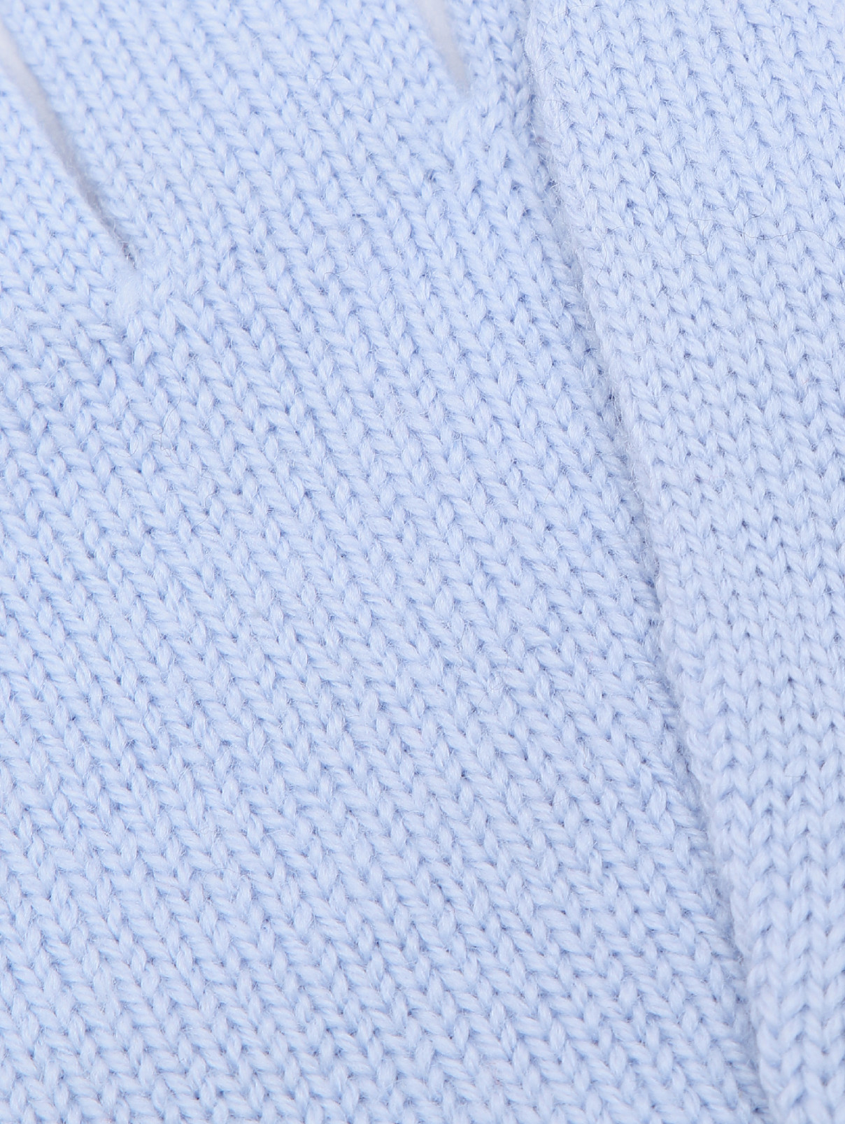 перчатки трикотажные из шерсти с декором IL Trenino  –  Деталь  – Цвет:  Синий