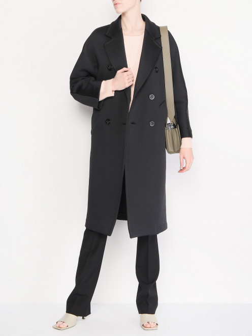 Трикожатное бесподкладочное пальто Max Mara - МодельОбщийВид