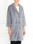 Пальто из смешанной шерсти и мохера с накладными карманами Max&Co  –  Модель Верх-Низ
