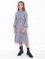 Платье из хлопка с вышивкой Il Gufo  –  МодельОбщийВид