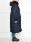 Удлиненное пальто на молнии с капюшоном Forte Dei Marmi Couture  –  МодельВерхНиз2