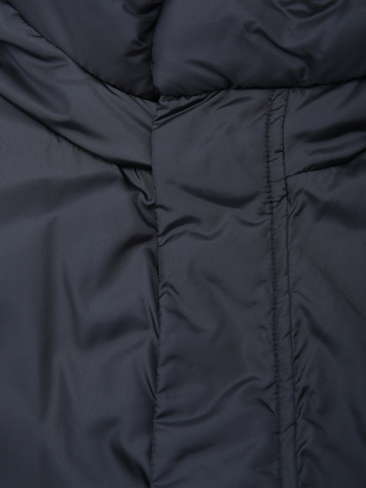 Утепленная однотонная куртка Aspesi  –  Деталь  – Цвет:  Синий