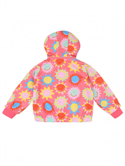Куртка на молнии с узором Stella McCartney kids - Обтравка1