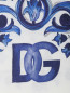 Хлопковая футболка с узором Dolce & Gabbana  –  Деталь