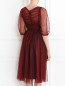 Полупрозрачное платье-миди декорированное вышивкой Antonio Marras  –  Модель Верх-Низ1