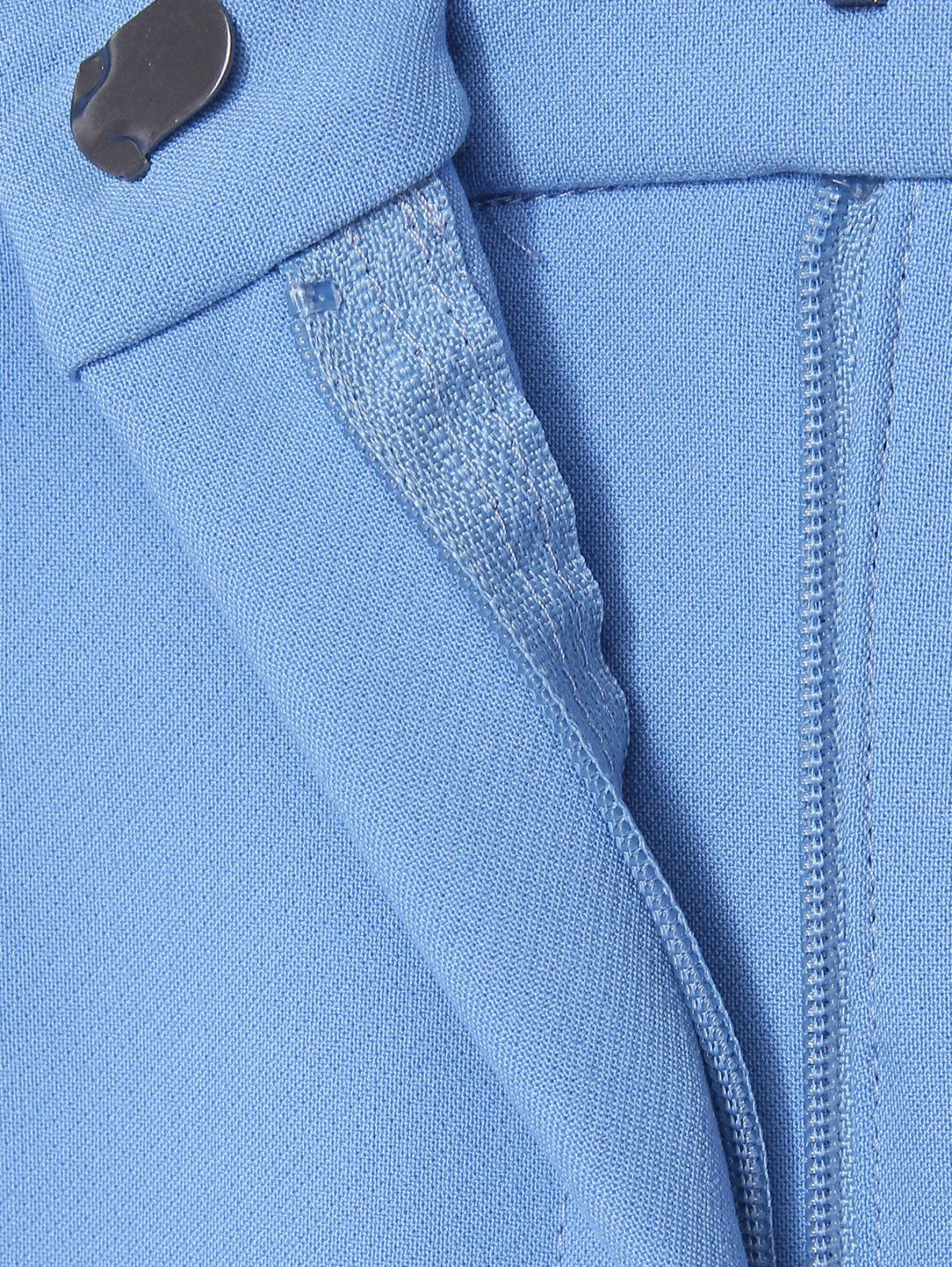 Укороченные брюки с карманами Weekend Max Mara  –  Деталь1  – Цвет:  Синий