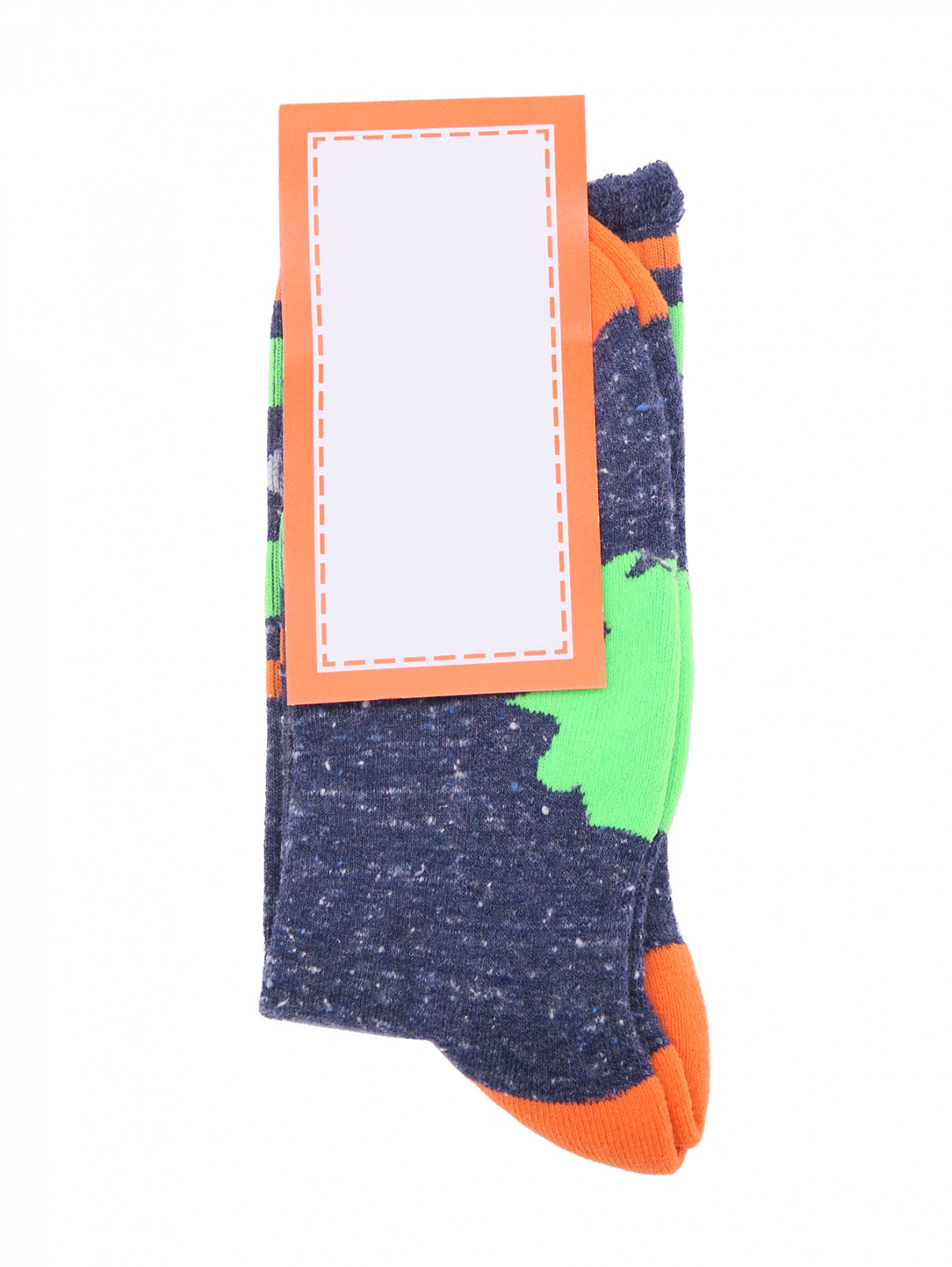 Носки из смешанной вискозы с узором Gallo  –  Обтравка1  – Цвет:  Мультиколор