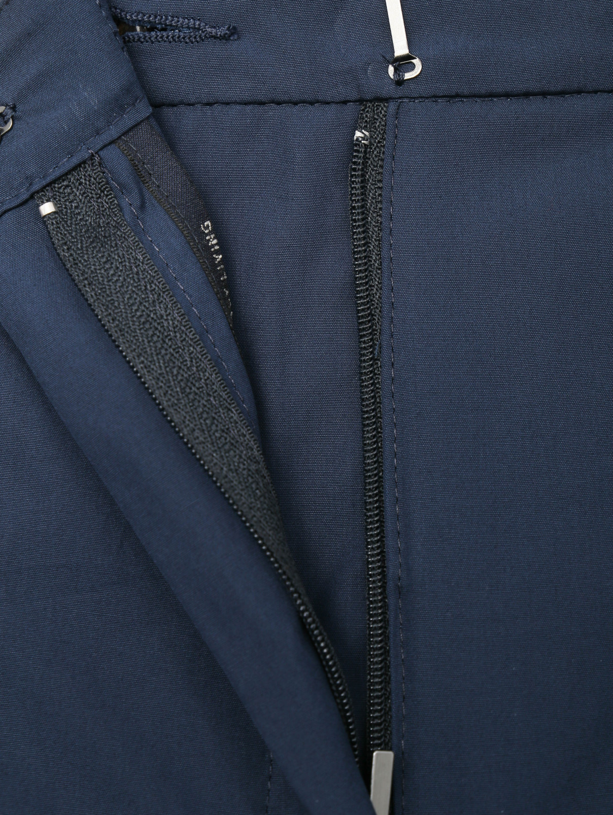 Брюки из хлопка Max Mara  –  Деталь  – Цвет:  Синий