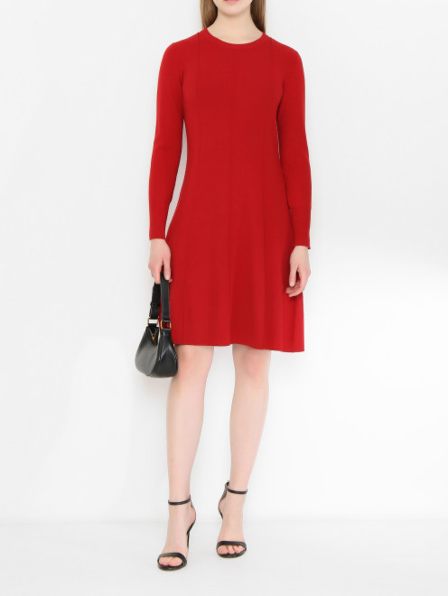 Трикотажное платье-миди  Weekend Max Mara - МодельОбщийВид