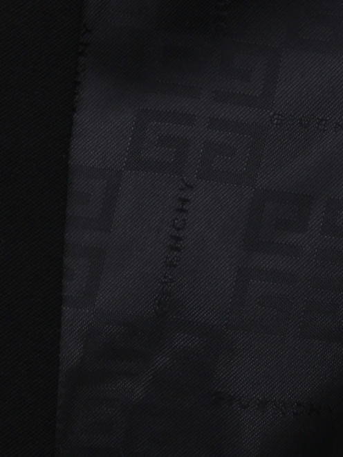 Пиджик классический из шерсти с логотипом - Деталь2