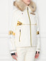 Куртка горнолыжная на молнии с отделкой мехом по капюшону BOSCO  –  МодельВерхНиз