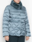 Стеганая куртка с воротником из меха Persona by Marina Rinaldi  –  МодельВерхНиз