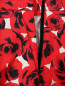 Брюки из шелка и хлопка с цветочным узором Moschino  –  Деталь1