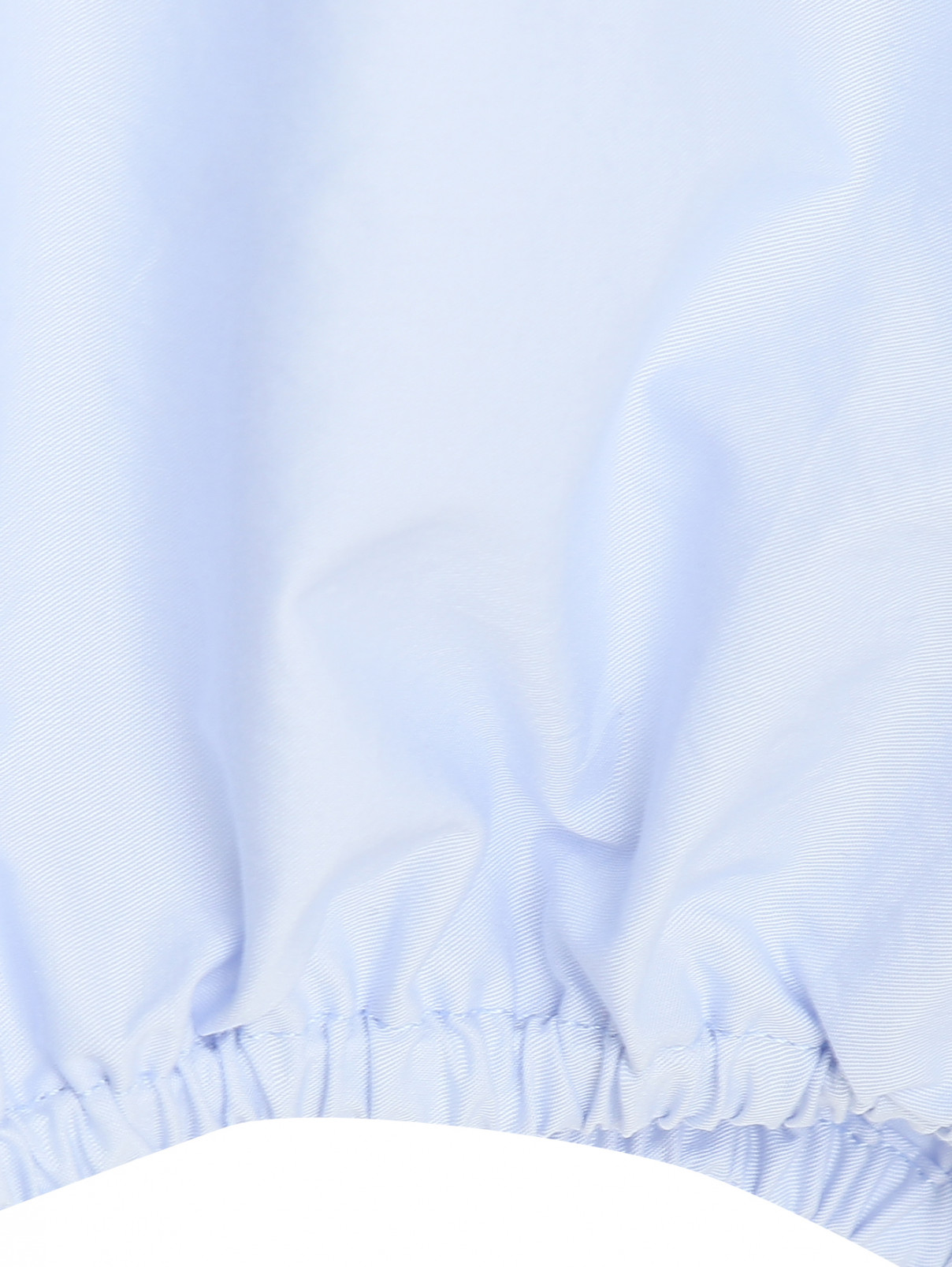 Платье из хлопка с пуговицами Il Gufo  –  Деталь  – Цвет:  Синий