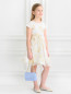 Приталенное платье с цветочным узором MiMiSol  –  Модель Общий вид