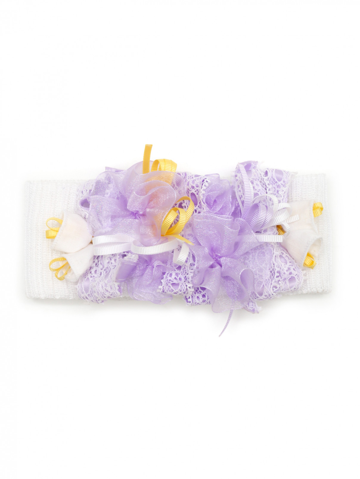 Шапка с декором Aletta  –  Общий вид  – Цвет:  Фиолетовый