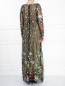 Полупрозрачное платье-макси с цветочным узором Marina Rinaldi  –  МодельВерхНиз1