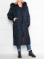 Удлиненное пальто на молнии с капюшоном Forte Dei Marmi Couture  –  МодельОбщийВид