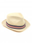 Шляпа соломенная с контрастной вставкой Stetson  –  Общий вид