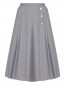 Плиссированная юбка из смесовой шерсти Max Mara  –  Общий вид