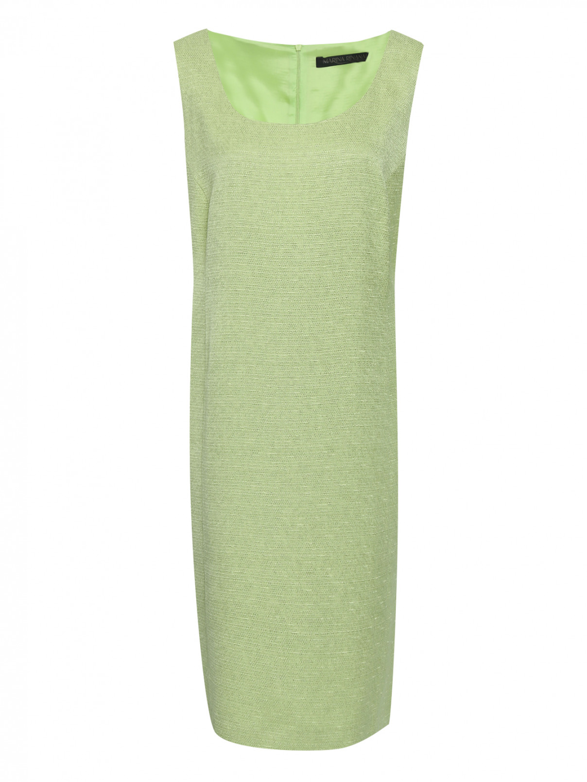 Платье из вискозы Marina Rinaldi  –  Общий вид  – Цвет:  Зеленый