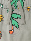 Хлопковые брюки с узором Stella McCartney kids  –  Деталь