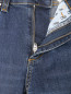 Зауженные джинсы с надрезами SILVIAN HEACH  –  Деталь