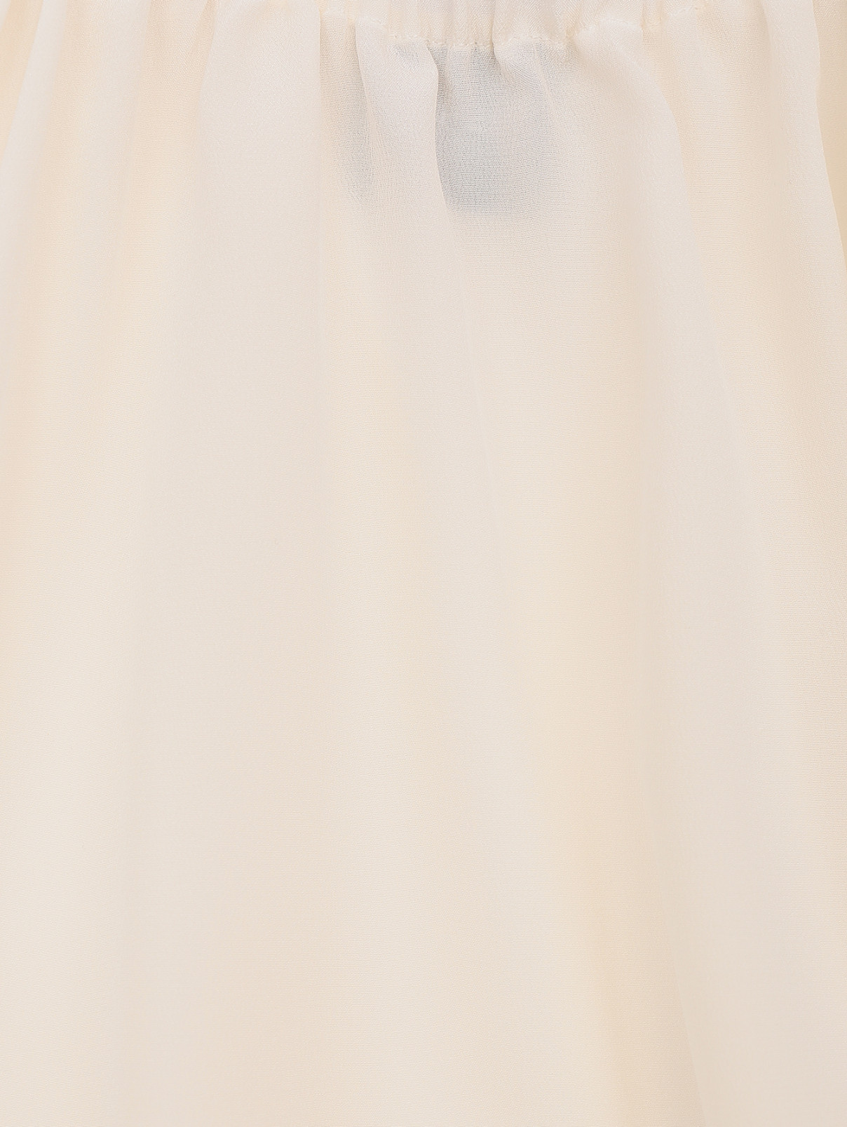 Блуза из шелка свободного кроя Aspesi  –  Деталь  – Цвет:  Белый
