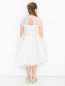 Платье с оборками расшитое пайетками Aletta Couture  –  МодельВерхНиз1