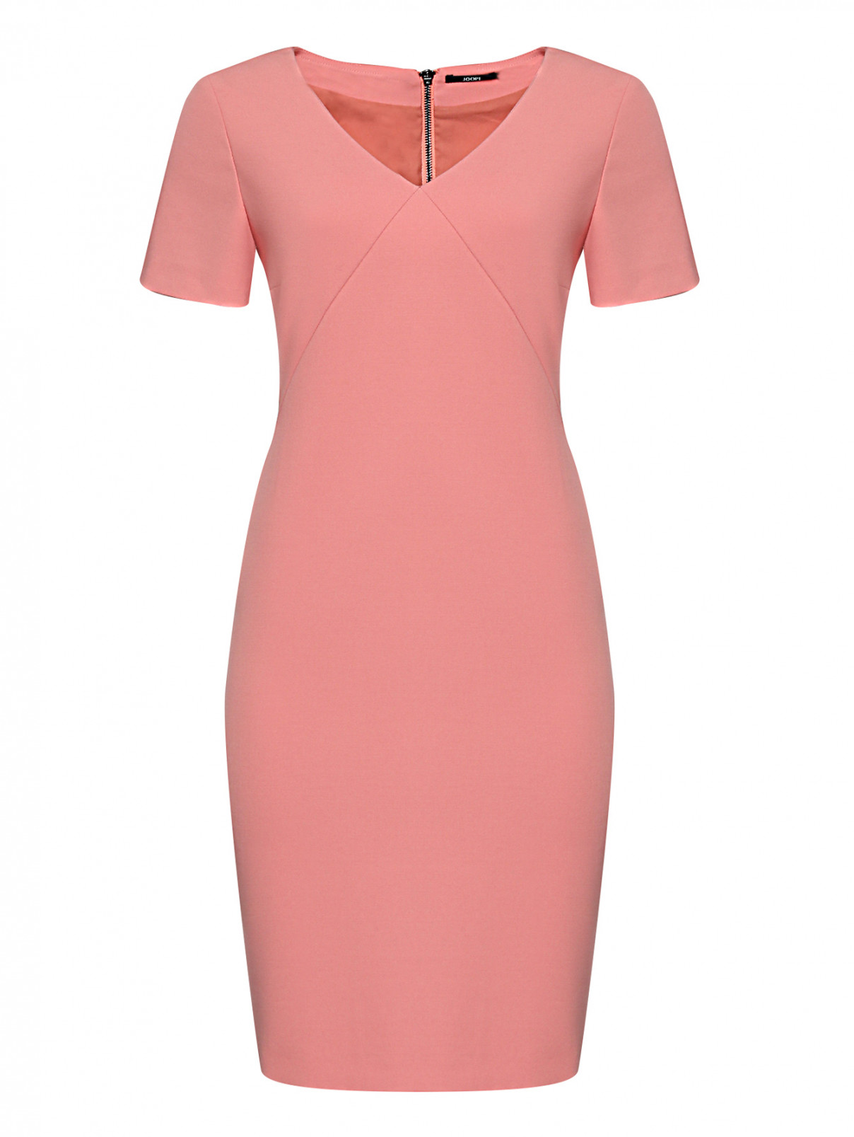Платье с короткими рукавами Joop  –  Общий вид  – Цвет:  Розовый
