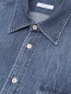 Рубашка из денима с накладными карманами Boglioli  –  Деталь