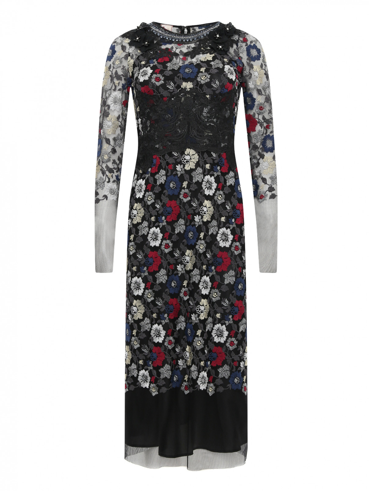 Платье с цветочным узором Antonio Marras  –  Общий вид  – Цвет:  Узор