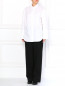 Шерстяные брюки с манжетами и боковыми карманами Maison Margiela  –  Модель Общий вид